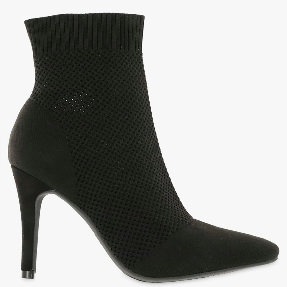 MIA Black Heeled Ankle Boots